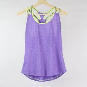 Nike Tank Top Athletic Fitness Dri Fit Size Large Purple